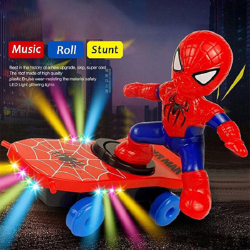 Spider-Man Stunt Scooter & Skateboard