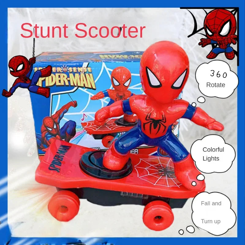 Spider-Man Stunt Scooter & Skateboard
