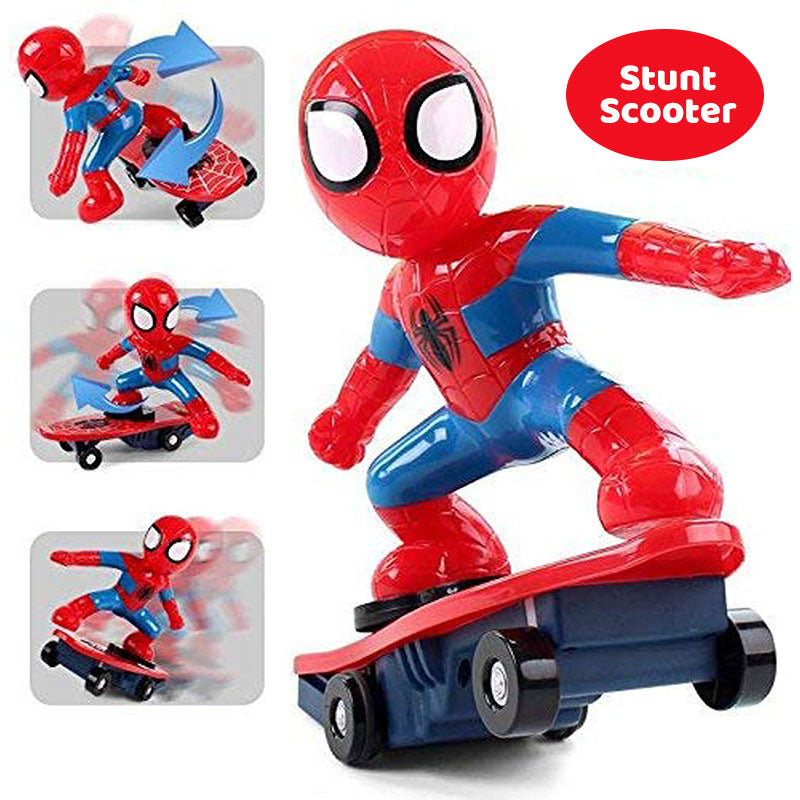 Spider-Man Stunt Scooter & Skateboard
