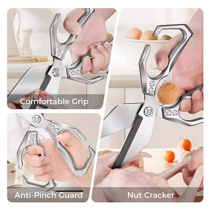 Foldable Multifunctional Heavy-Duty Kitchen Shears