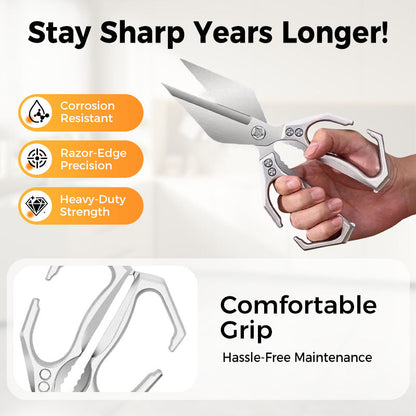 Foldable Multifunctional Heavy-Duty Kitchen Shears