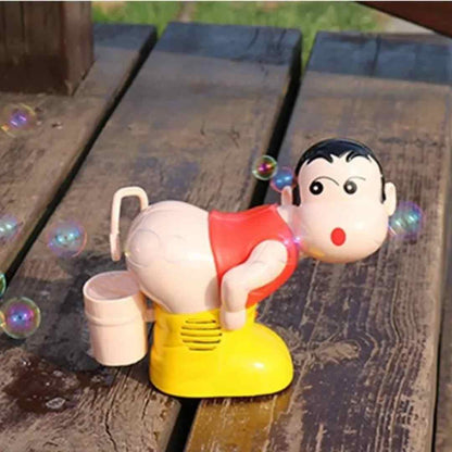 Cartoon Crayon Shin-Chan Funny Farting Electric Bubble Machine