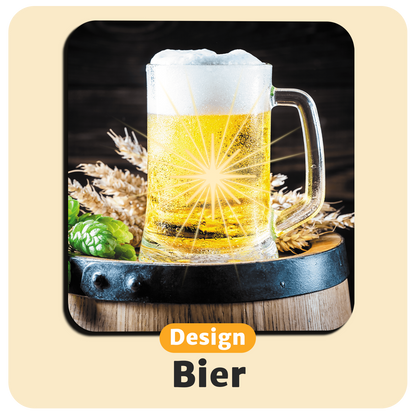 Luminous LED coasters with free spare batteries Pack of 6