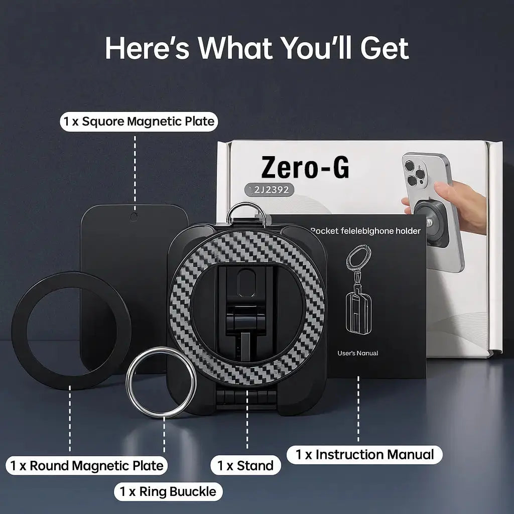 Zero-G Foldable Magnetic Phone Stand